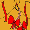 Cats tying ribbons