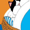 Cat in bed pictures