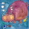 Hippo children's illustration