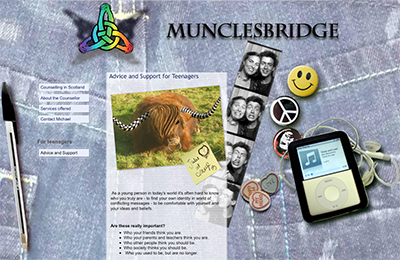 Web design photo montage