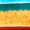 French poppy trees by Allison Carmichael